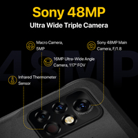 UMIDIGI BISON PRO wersja globalna wytrzymały telefon 128GB IP68 Helio G80 NFC 48MP potrójny aparat 6.3 "FHD + 5000mAh bateria Smartphone 4